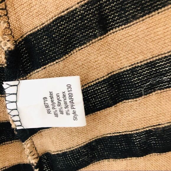 EUC Notations Striped Cardigan Sweater - Picture 5 of 6